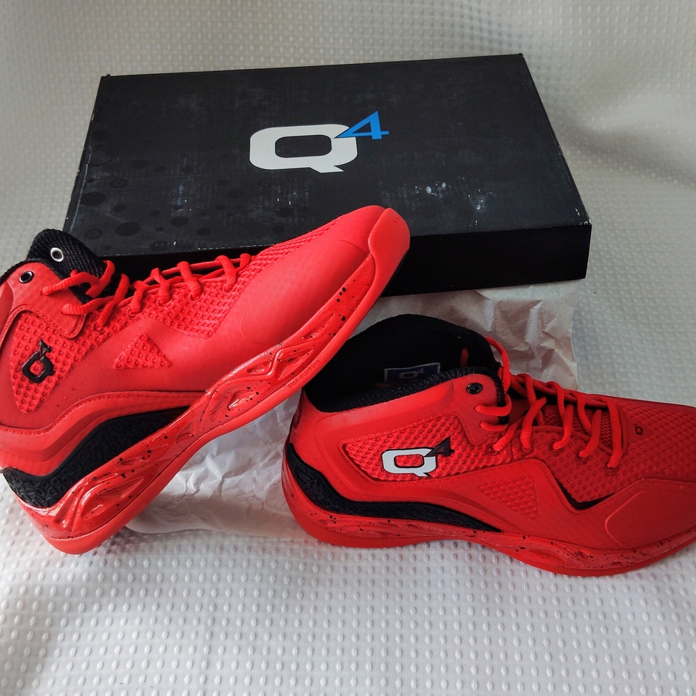 Q4 Mens' Sneakers size 10.5 Racing Red